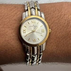 Gold & silver Anne Klein watch